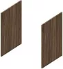 Комплект боковых отделочных панелей для глубокого шкафа выс.80см