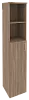 Офисный шкаф высокий узкий левый / правый