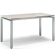 Стол на металлокаркасе письменный прямой