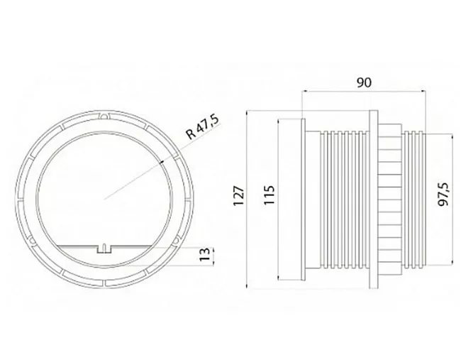 фото Розетка круглая Charger №5