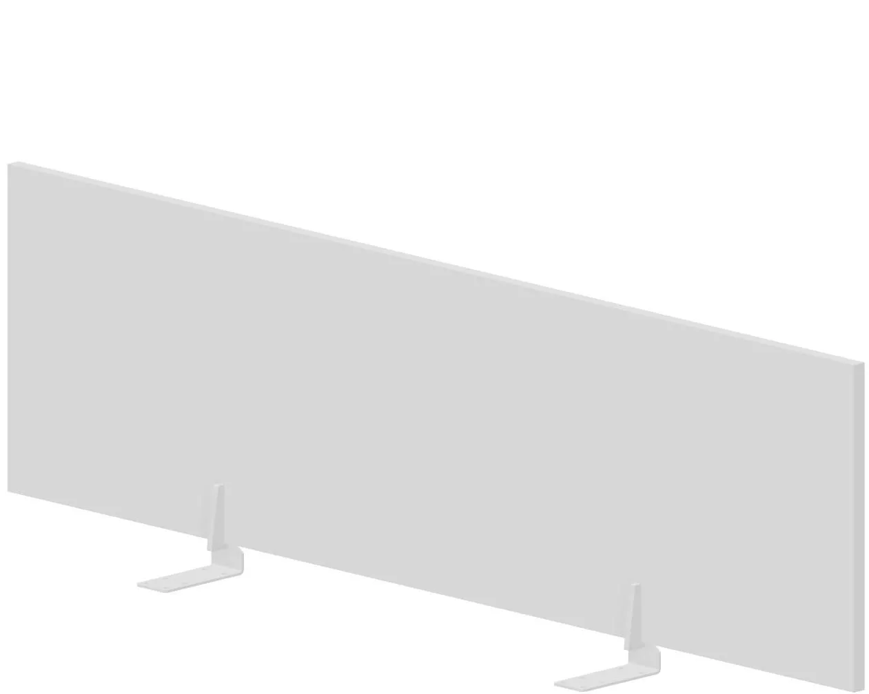 Экран настольный фронтальный (меламин) для составного стола