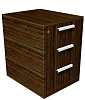 Тумба с 3-мя ящиками