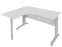 Стол эргономичный на металлокаркасе (левый)