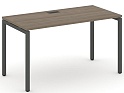 Стол письменный на металлокаркасе на П-образных опорах 40х40