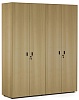 Офисный шкаф для документов с гардеробом