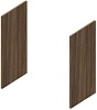 Комплект боковых отделочных панелей для шкафа выс.80см