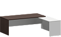 Стол руководителя с приставкой (правый)
