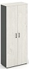 Офисный шкаф высокий широкий (2 высоких фасада, задняя стенка ЛДСП