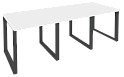Стол для переговоров на О-образном металлокаркасе