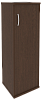 Офисный шкаф узкий средний закрытый, Л/Пр.