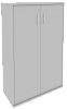 Офисный шкаф средний широкий (2 средние двери ЛДСП)