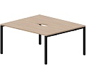 Стол составной  (2 эргономичных выреза)