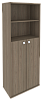 Офисный шкаф для документов высокий полузакрытый