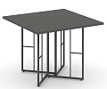 Стол переговорный квадратный, на металлокаркасе