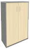 Офисный шкаф средний широкий (2 средние двери ЛДСП)