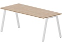 Стол рабочий на металлокаркасе (А-опоры / 2 громмета)