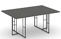 Стол для переговоров на металлических опорах