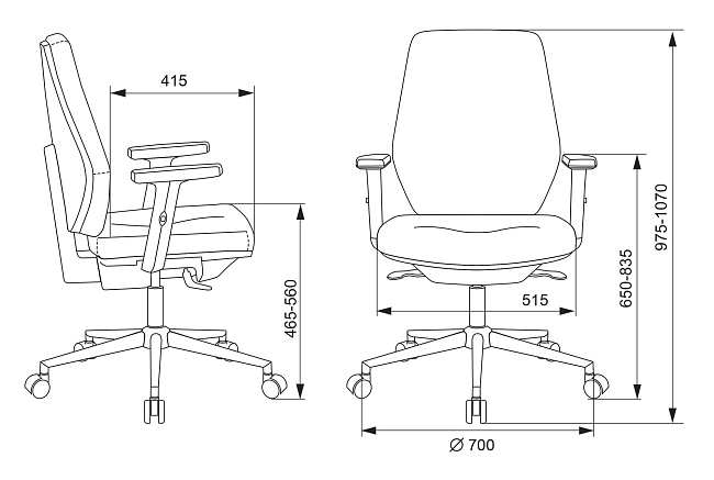 фото кресло CH-545SL №5
