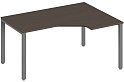 Стол эргономичный Trend на П-образном металлокаркасе, правый