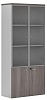 Офисный шкаф комбинированный алюм.