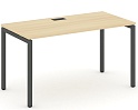 Стол письменный на металлокаркасе на П-образных опорах 40х40