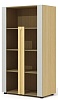 Стеллаж со стеклянными дверьми