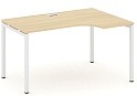 Стол рабочий эргономичный на П-образных опорах 40х40 (Левый/Правый)