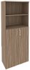 Офисный шкаф высокий широкий (2 средних фасада ЛДСП)