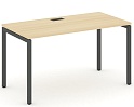 Стол письменный на металлокаркасе на П-образных опорах 40х40