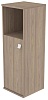 Офисный шкаф узкий средний полузакрытый