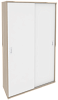 Офисный шкаф-купе комбинированный (полки + гардероб)