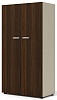 Офисный шкаф средний с глухими фасадами