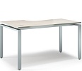 Стол на металлокаркасе письменный эргономичный (правый)