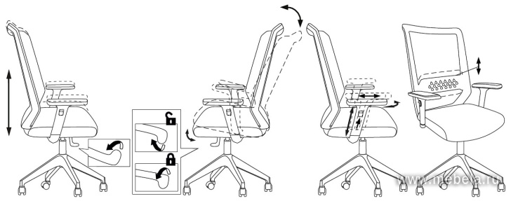 кресло MC-W611NL
