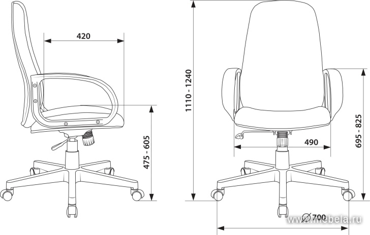 кресло CH-808AXSN