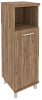 Офисный шкаф средний узкий (левый)