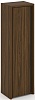 Офисный шкаф высокий узкий левый (высокий фасад ЛДСП)