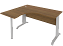 Стол эргономичный на металлокаркасе (левый)