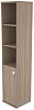 Офисный шкаф высокий узкий полузакрытый(Л/Пр)