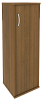 Офисный шкаф узкий средний закрытый, Л/Пр.