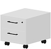 Тумба мобильная 2 ящика (центр.замок)
