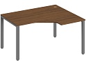 Стол эргономичный Trend на П-образном металлокаркасе, правый