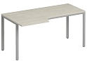 Стол письменный Комфорт на П-образном металлокаркасе (левый)