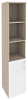 Офисный шкаф высокий узкий лев./прав. (1 низкий фасад ЛДСП)