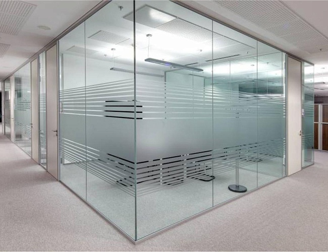 фото Стеклянные перегородки