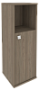 Офисный шкаф узкий средний полузакрытый