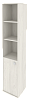 Офисный шкаф высокий узкий левый