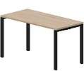 Стол письменный (меламиновый аутлет) на П-образном металлокаркасе Strike