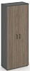 Офисный шкаф высокий широкий (2 высоких фасада, задняя стенка ЛДСП