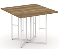 Стол переговорный квадратный, на металлокаркасе